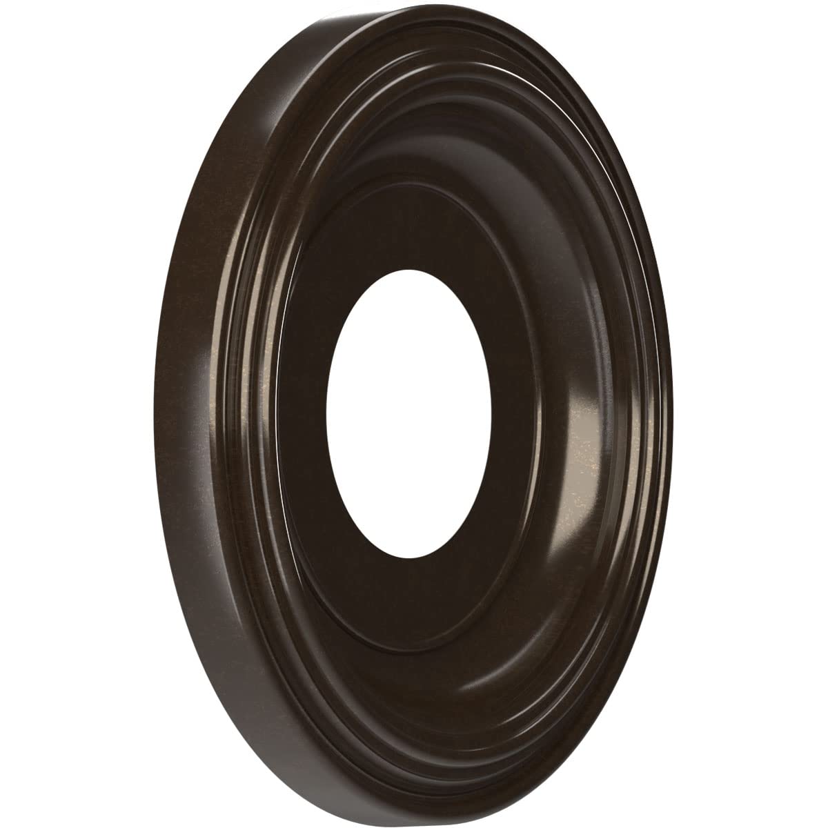 Ekena Millwork 10Od X 3 1/2Id X 1 1/8P Traditional Thermoformed Pvc Ceiling Medallion (Fits Canopies Up To 5 1/2), Universal Met