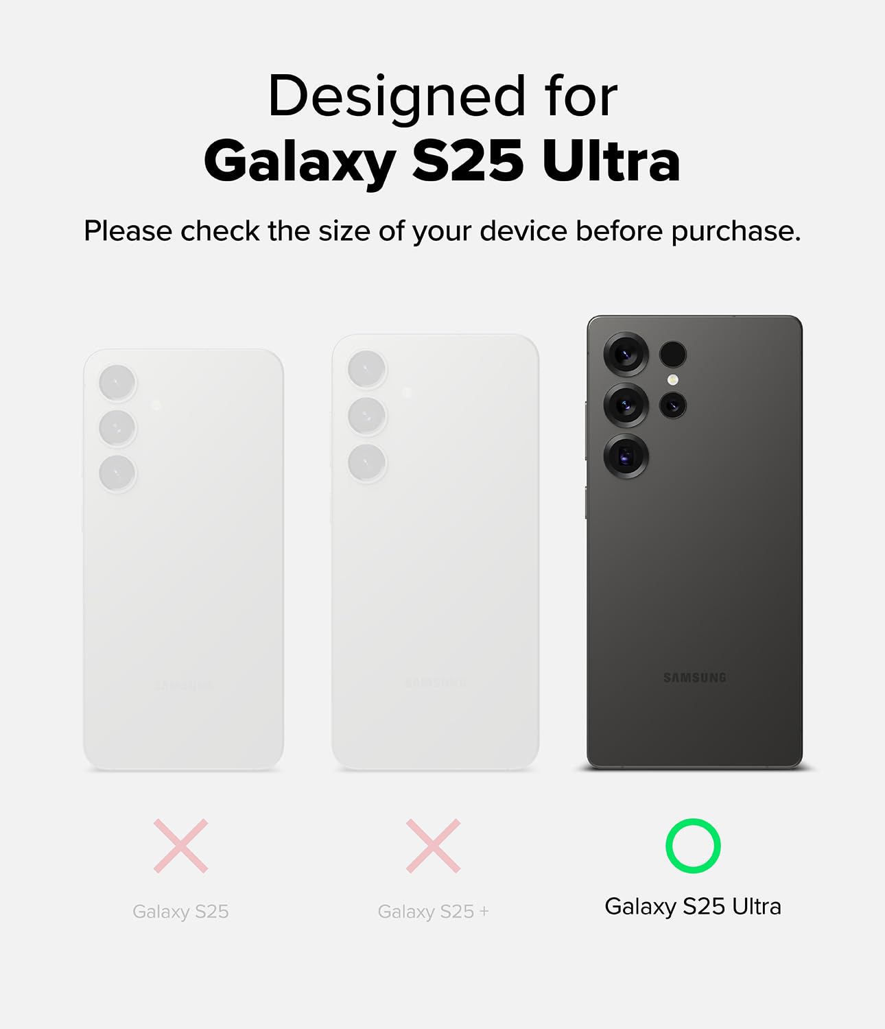 Ringke Fusion [Oil & Dirt Resistant] Compatible With Samsung Galaxy S25 Ultra Case, Anti-Fingerprint Technology Prevents Oily Sm