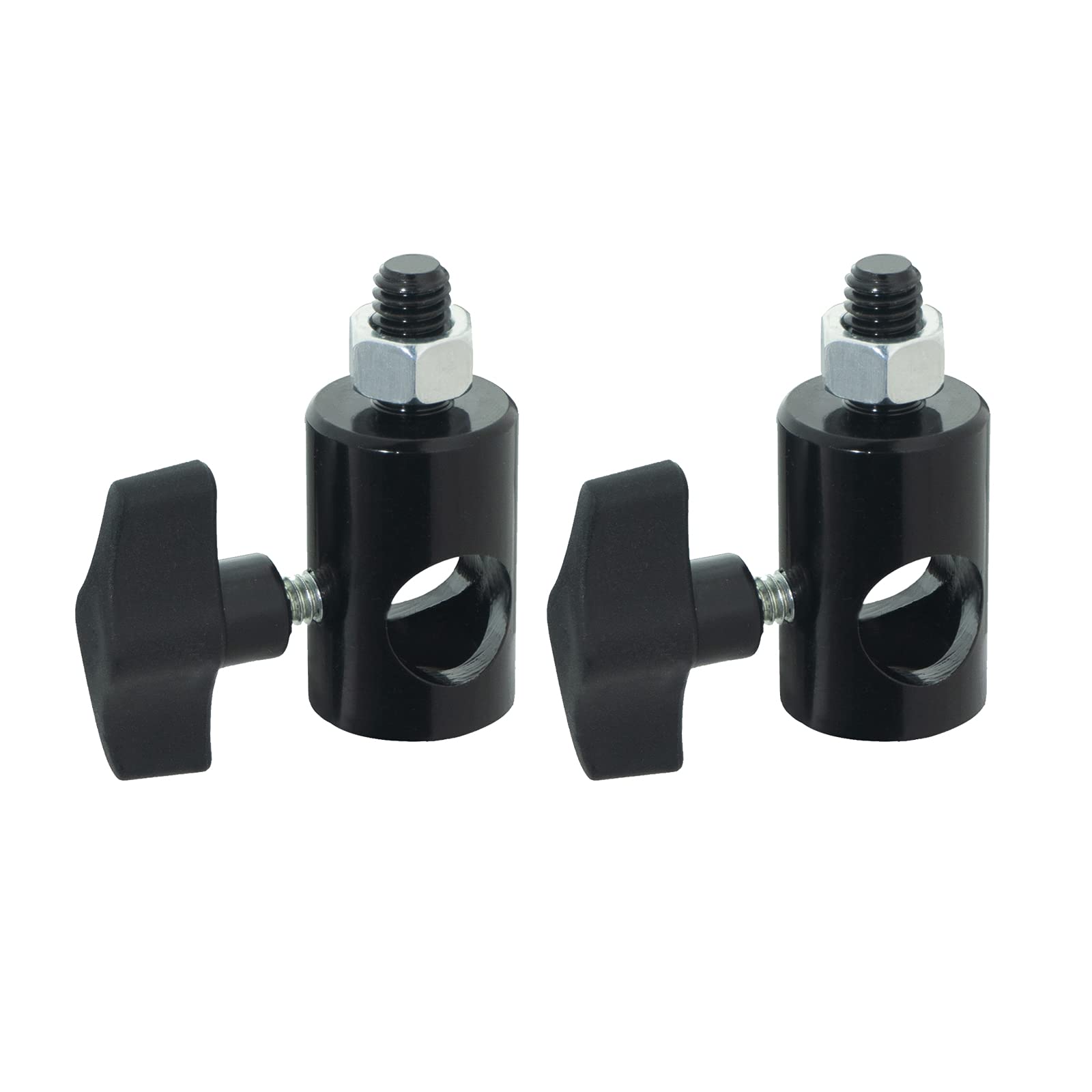 Wellmaking 2Pcs Rapid Adapter Convert With 3/8' Screw Dslr Mount Bracket Multi Functional Mount Bracket Adapter, Photo Studio, Light Stand Tip Boom Arm Photo Studio Photography Accessory