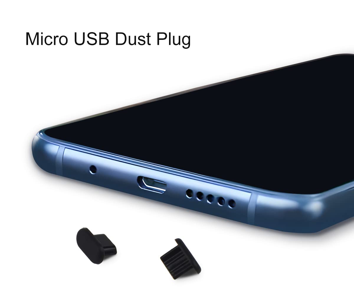 25 Pcs Micro Usb Dust Plug, Silicone Anti Dust Plug For Micro Usb Port, Micro Usb Cap Port Cover Anti Dust Protector