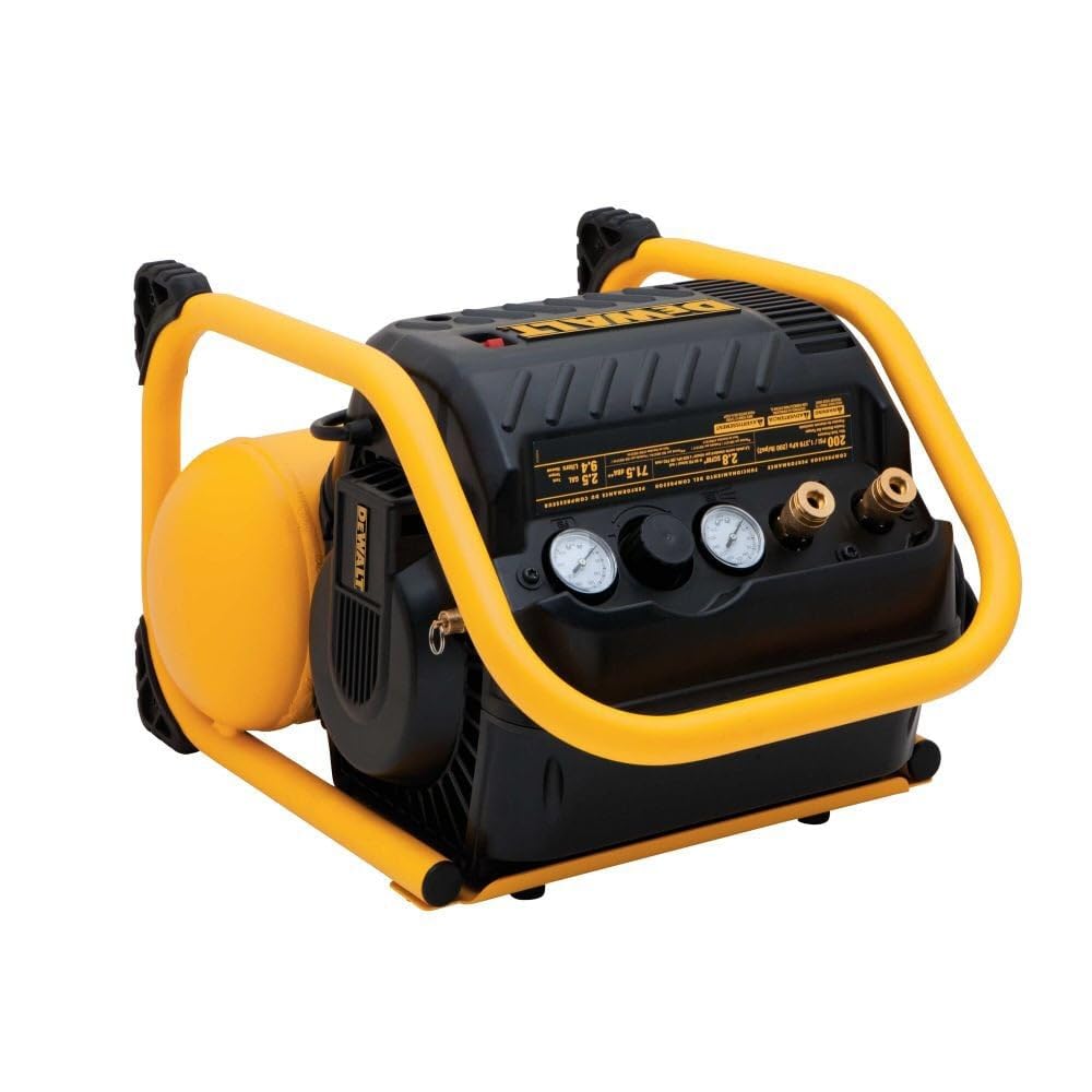 Dewalt Air Compressor For Trim, 200 Psi Max, Quiet Operation (Dwfp55130)