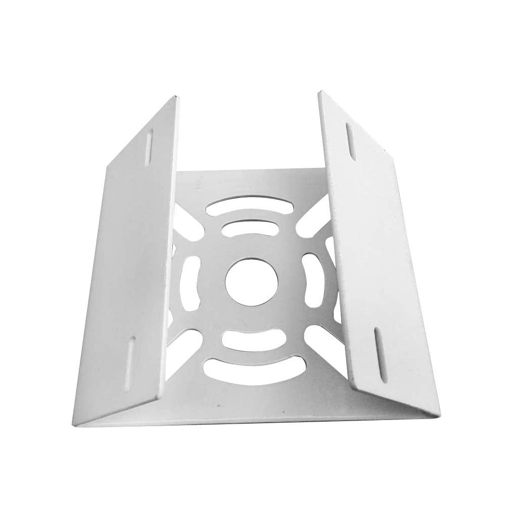 Fox Baby Universal Vertical Pole Mounting Bracket For Cctv Security Camera Ptz Dome, Wall Mounting Loop Bracket With 8 Loops (2