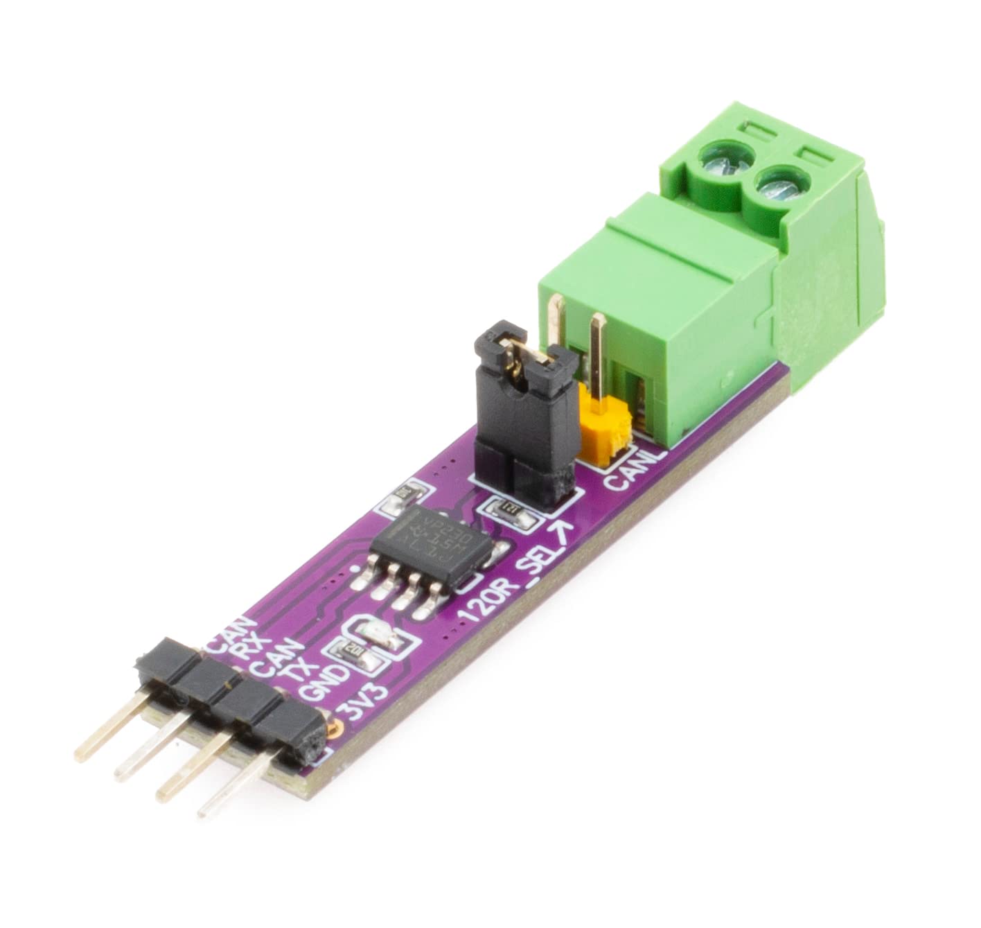 Xicoolee Can Hat Sn65Hvd230 Can Bus Transceiver Module Stably Long Distance Communication Functions Communication Module Single