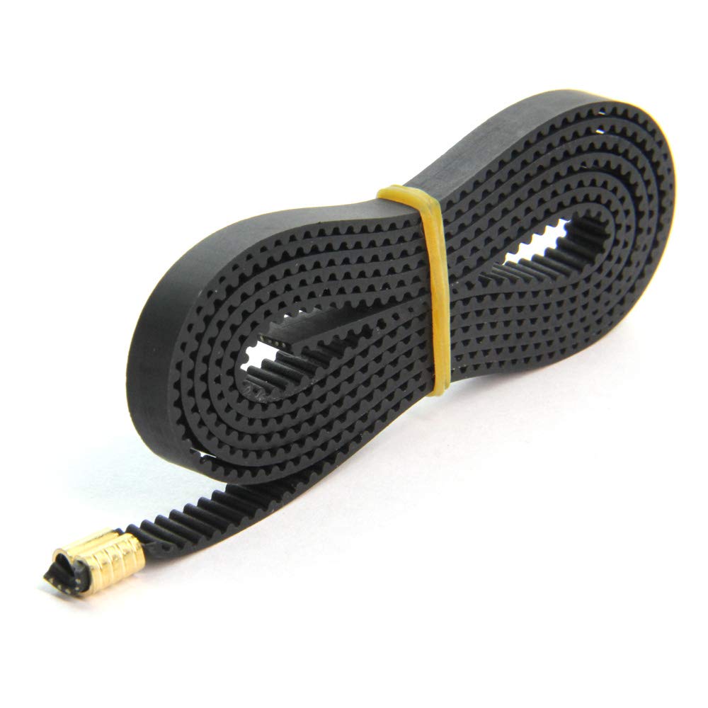 Befenybay 2Pcs 2Gt Open Timing Rubber Belt Length 1.2Meter Width 6Mm With 8Pcs Copper Buckle For Ender 3 3D Printer (Open Belt)