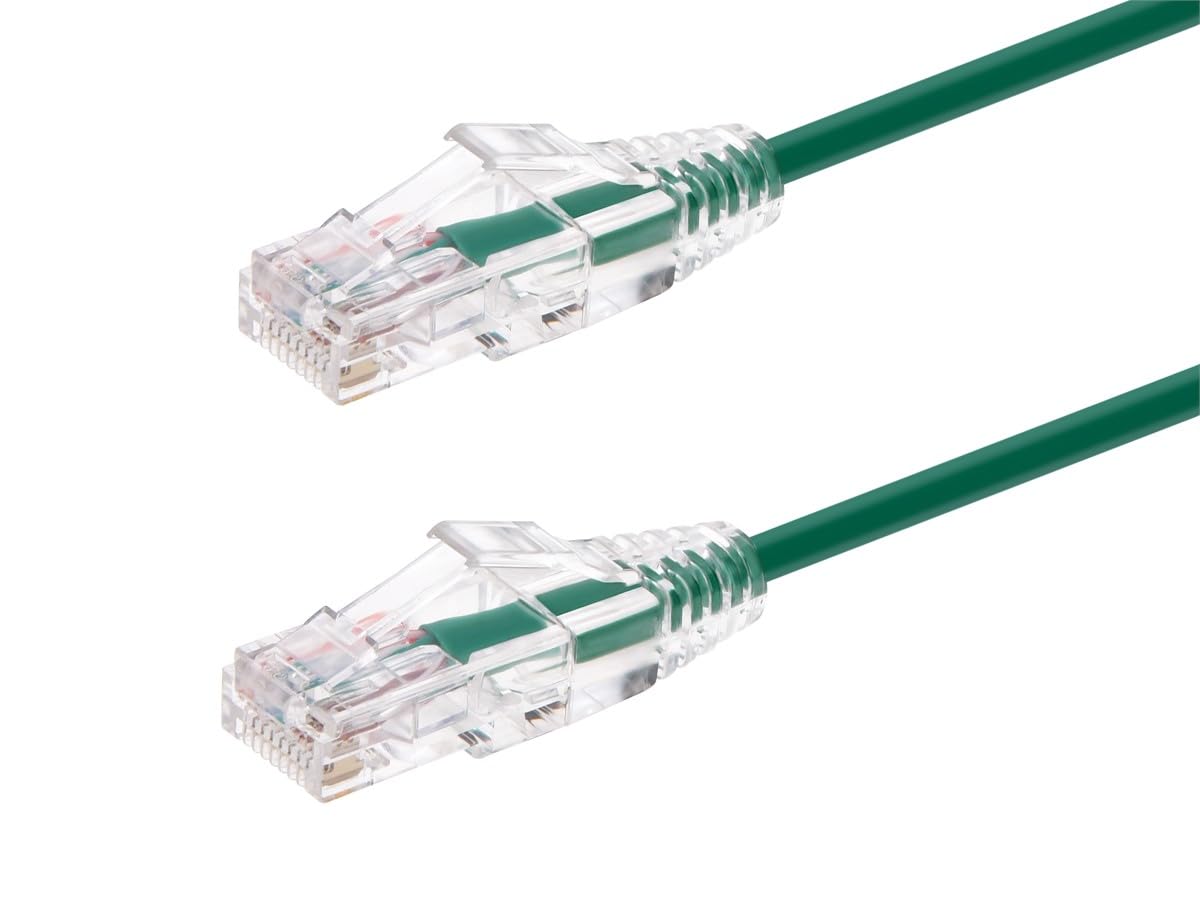 Slimrun  Cat6 Utp Cable-14Ft Green
