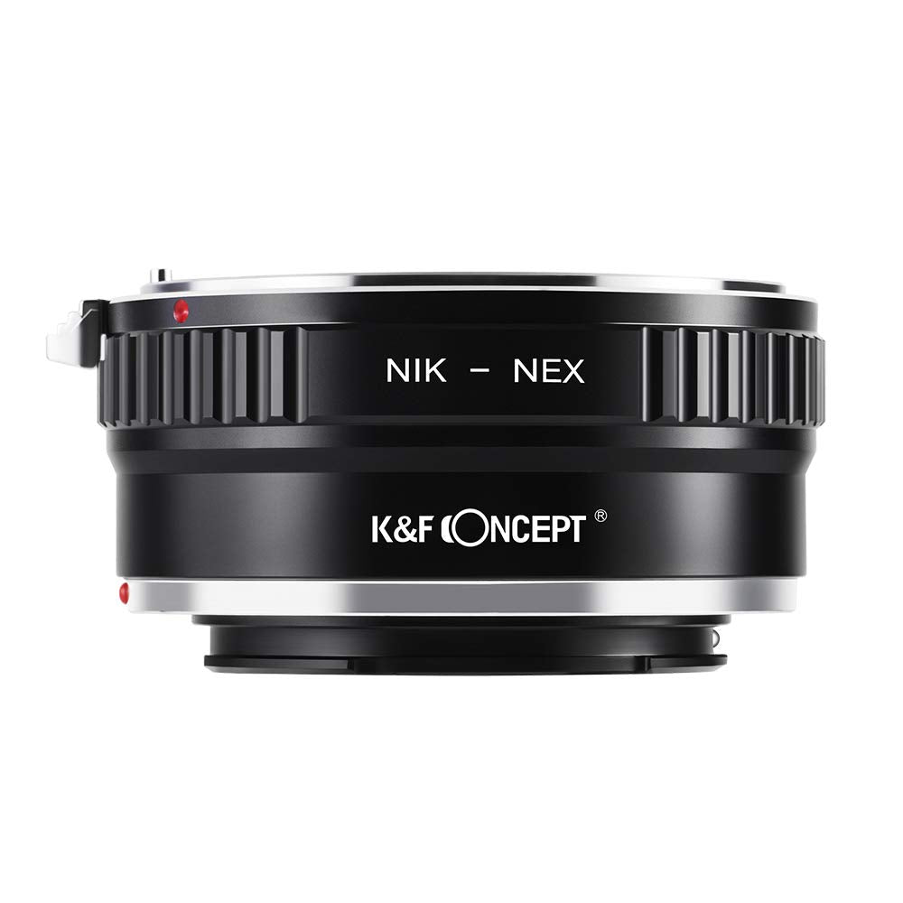 K&F Concept Lens Mount Adapter Compatible With Nikon Ai Lens To Sony Nex E Mount Camera Body