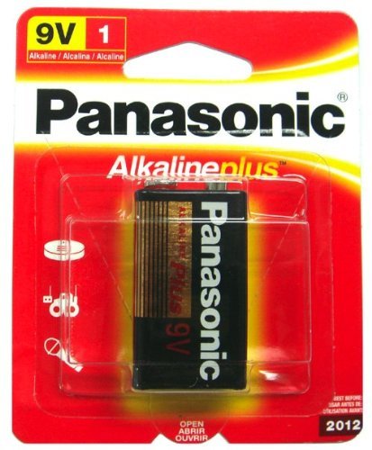 Panasonic Alkaline Plus Batteries 9V, Single Pack