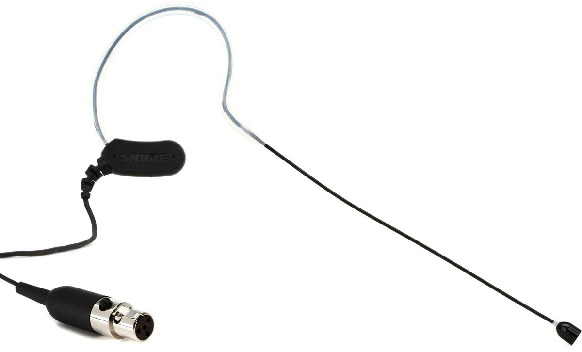 Shure Mx153B/O Tqg Omnidirectional Earset Headworn Microphone, Black