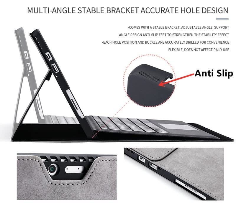 Protective Case For Microsoft Surface Pro 9 Tablet, Surface Pro 9 (13 Inch) Case Cover, Compatible With Type Cover Keyboard, Bus