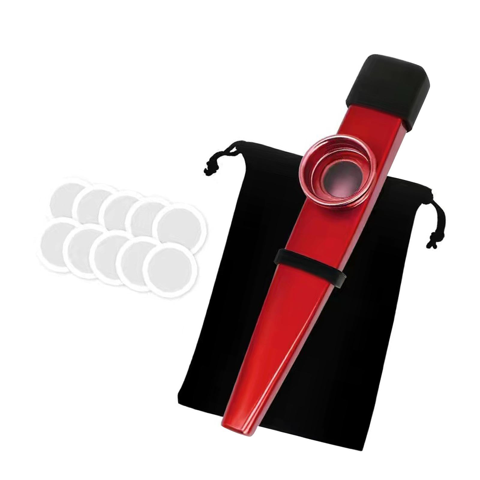 Styleheaven Kazoo Good Companion Party Favors Mouth Flute For Kids Music Lovers Beginner Red