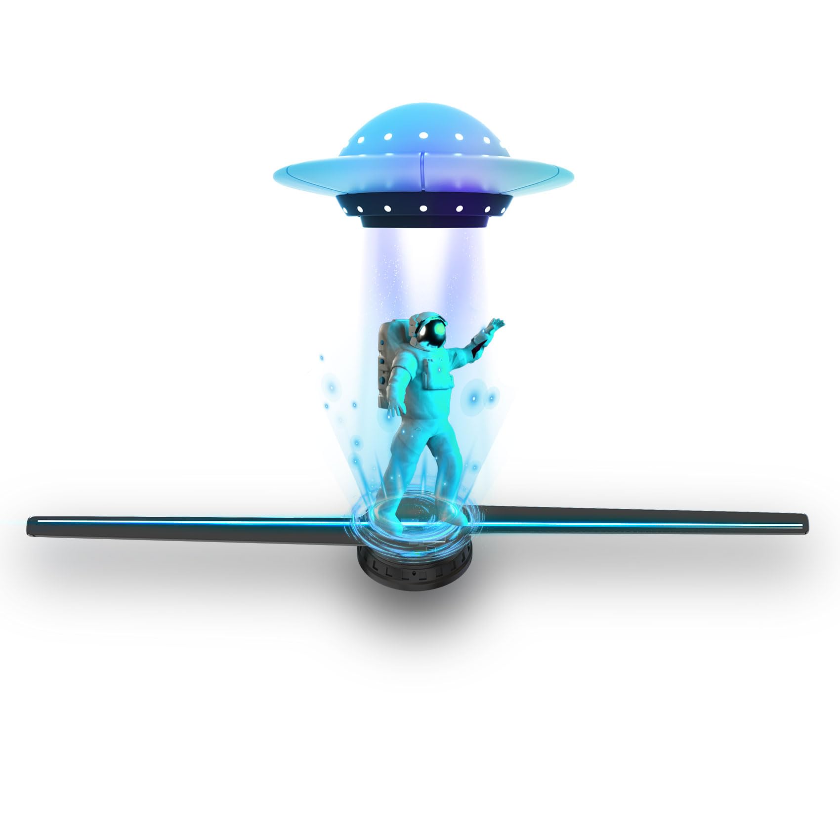 3D Hologram Fan, 19.7 Inch Hologram Fan Display Projector With Wifi+Bluetooth+Remote, 3D Hologram Hd Led With 700 Video, Hologra