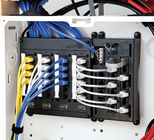 Leviton 476TL T12 EB 1/4 Telephone Input Distribution Panel SMC, Image