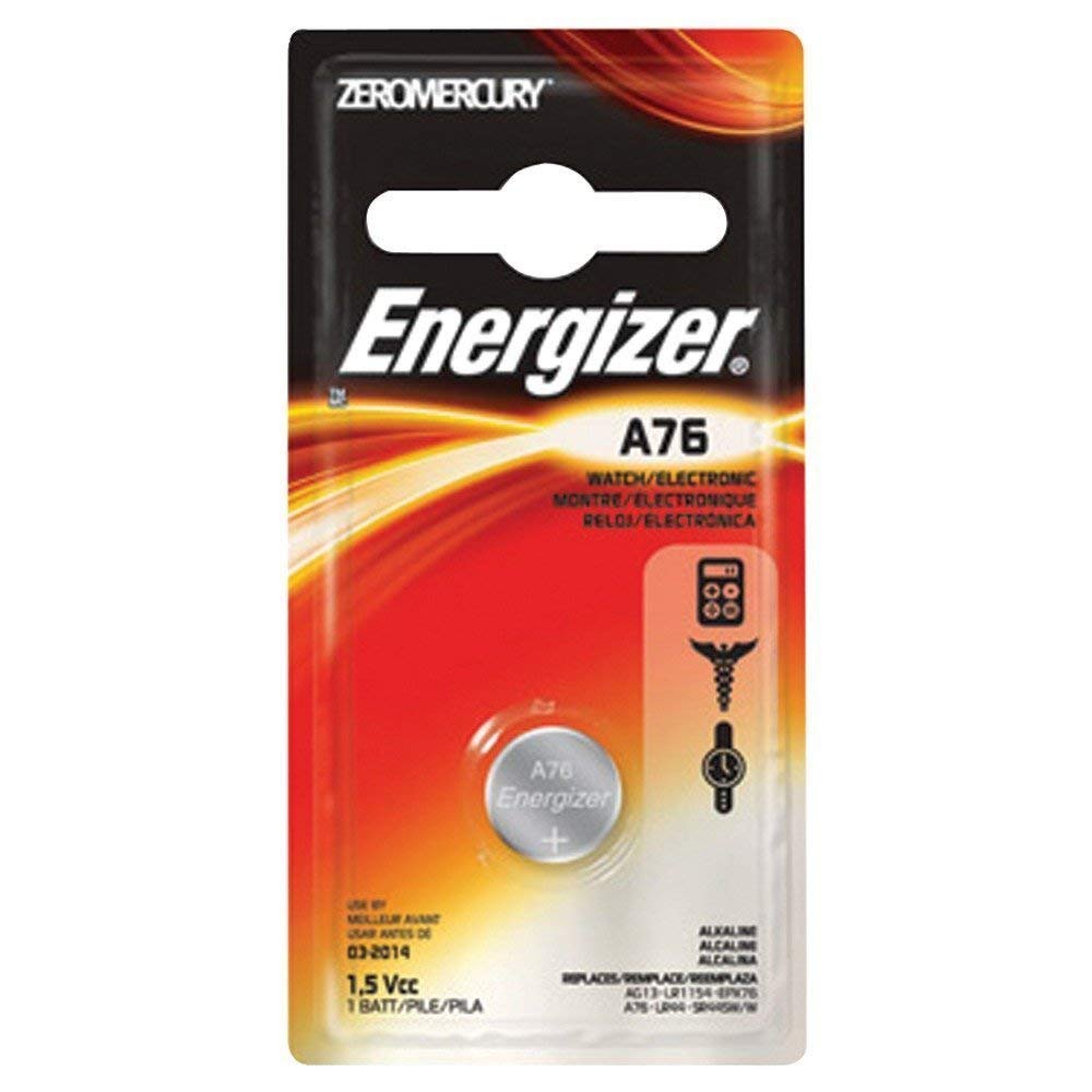 [ Strip Of 12 ] Energizer A76/Lr44 (A76Bp), Sr44, L1154, 1.5V Alkaline Batteries
