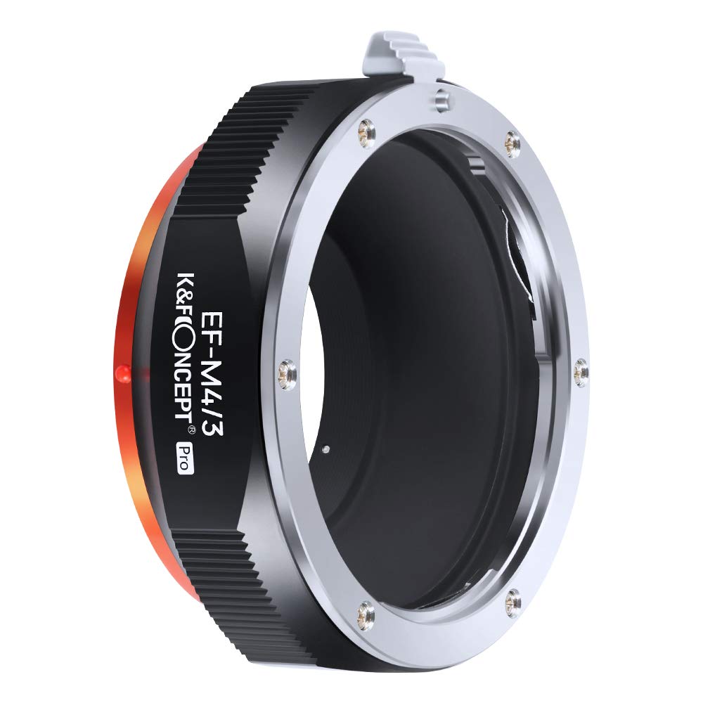 K&F Concept Lens Adapter Compatible For Canon Eos (Ef/Ef S) D/Slr Lens To Micro Four Thirds (Mft, M4/3) Mount Mirrorless Camera Body With Matting Varnish Design