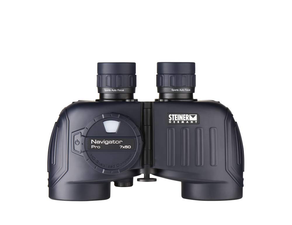 Steiner 7X50 Navigator Pro Binoculars With 7X Magnification, High Contrast Optics, Floating Prism System, Sports Auto Focus, Delivers Excellent Image Clarity, With Compass
