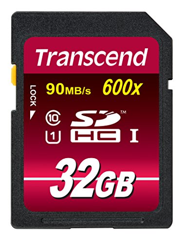 Transcend 32Gb Sdhc Class 10 Uhs 1 Flash Memory Card Up To 90Mb/S (Ts32Gsdhc10U1)