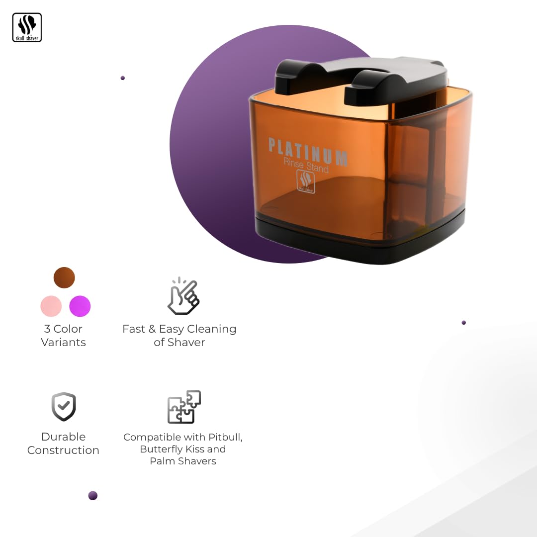 Skull Shaver Butterfly Platinum Rinse Stand   Gold