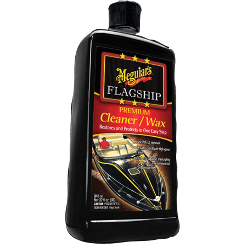Meguiar'S Flagship Premium Cleaner Wax M6132 - Pro-Grade Boat And Rv Cleaner Wax For Fiberglass & Gel Coats - Remove Defects, Bo,WBAUVB00355JQ52