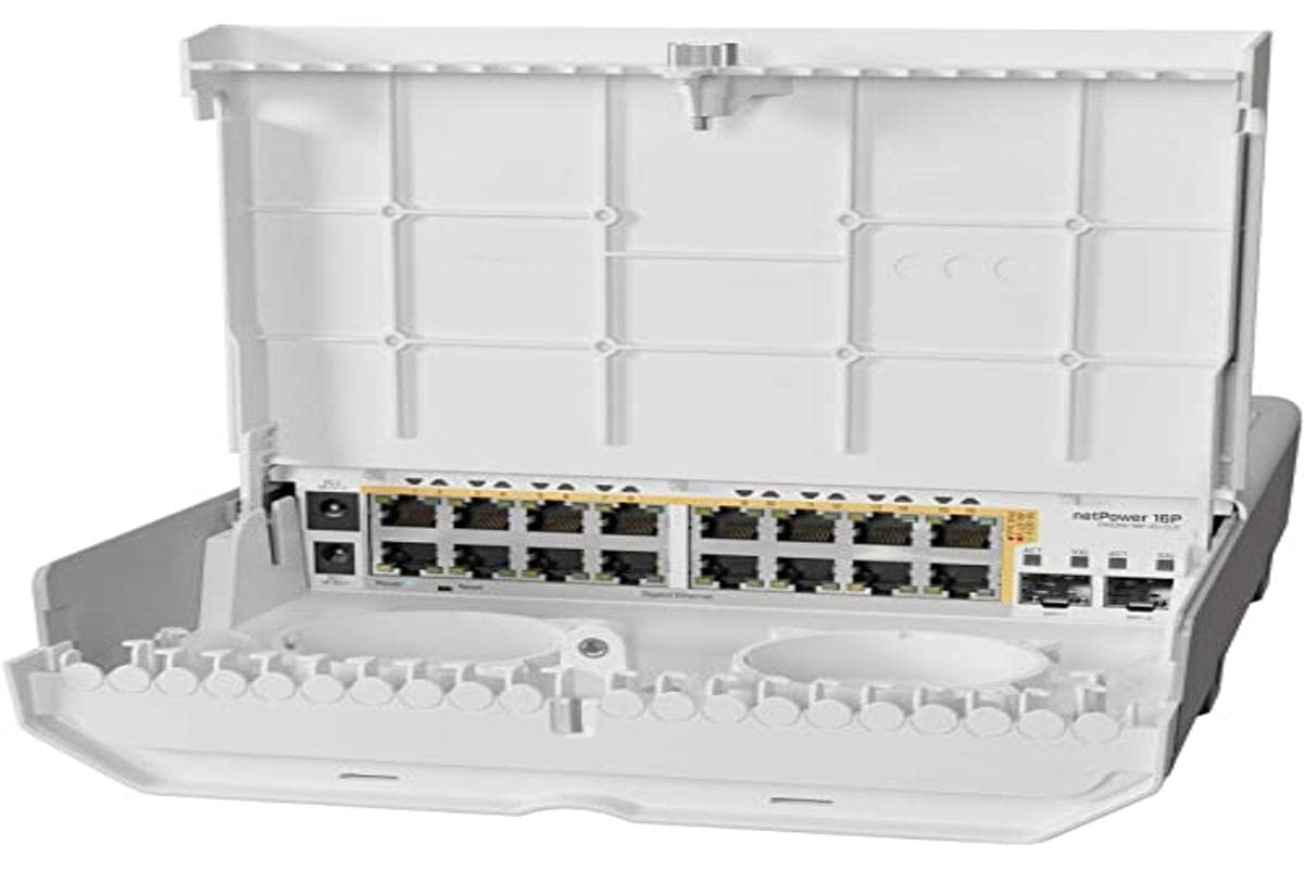 MIKROTIK NETPOWER External Switch 16P CRS318-16P-2S+Out