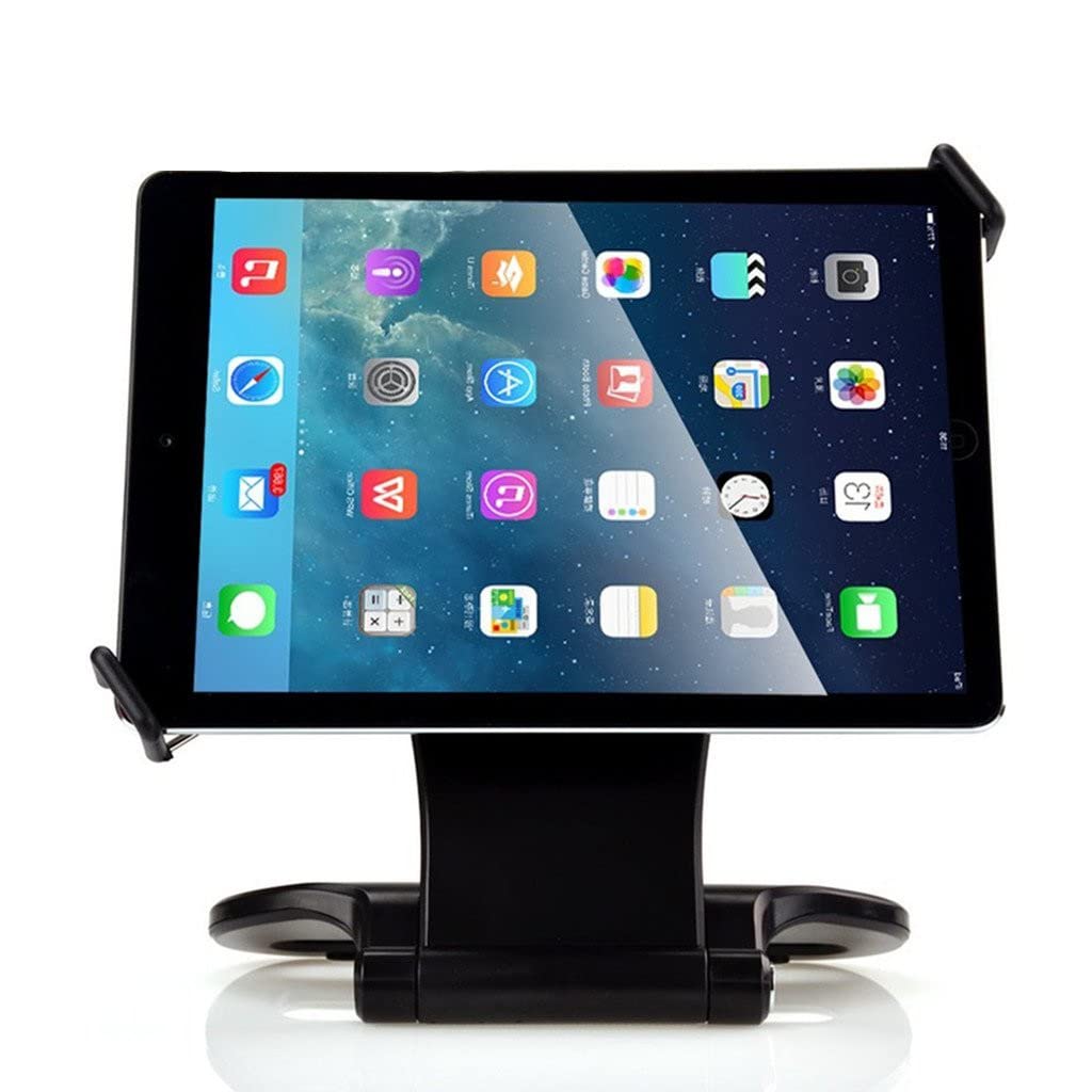 Kastar 360 Swivel Rotating Stand Holder Tabletop Stand with Collapsible Base for All iPad Series: iPad1, iPad2, iPad3, iPad4, iPad Mini, iPad Air, Samsung Galaxy Tablets and 7'-10' Tablet PC (Black)