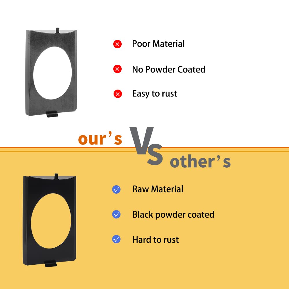 Lifgarfe Behind Seat Speaker Brackets Fit For Chevy Gmc C10 1973 1987 Behind Seat Cab Corner Squarebody Pickup For 6X9 Speakers