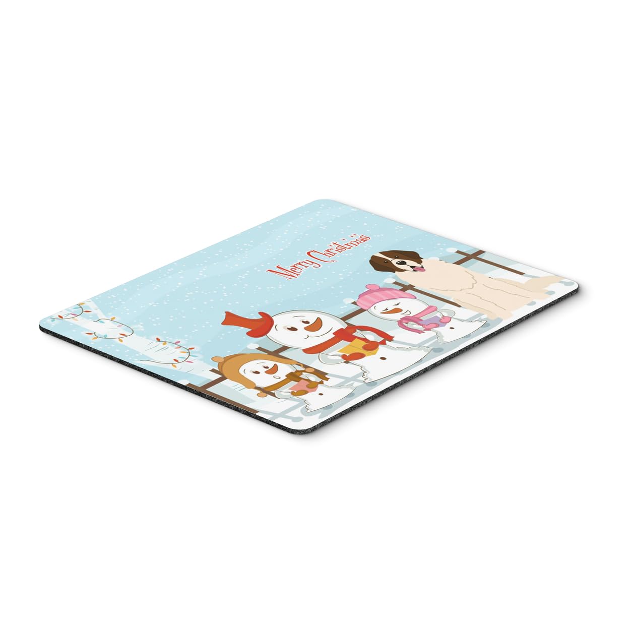 Carolines Treasures BB2358MP Merry Christmas Carolers Moscow Watchdog Mouse Pad, Hot Pad or Trivet for Home Office Gaming Worki