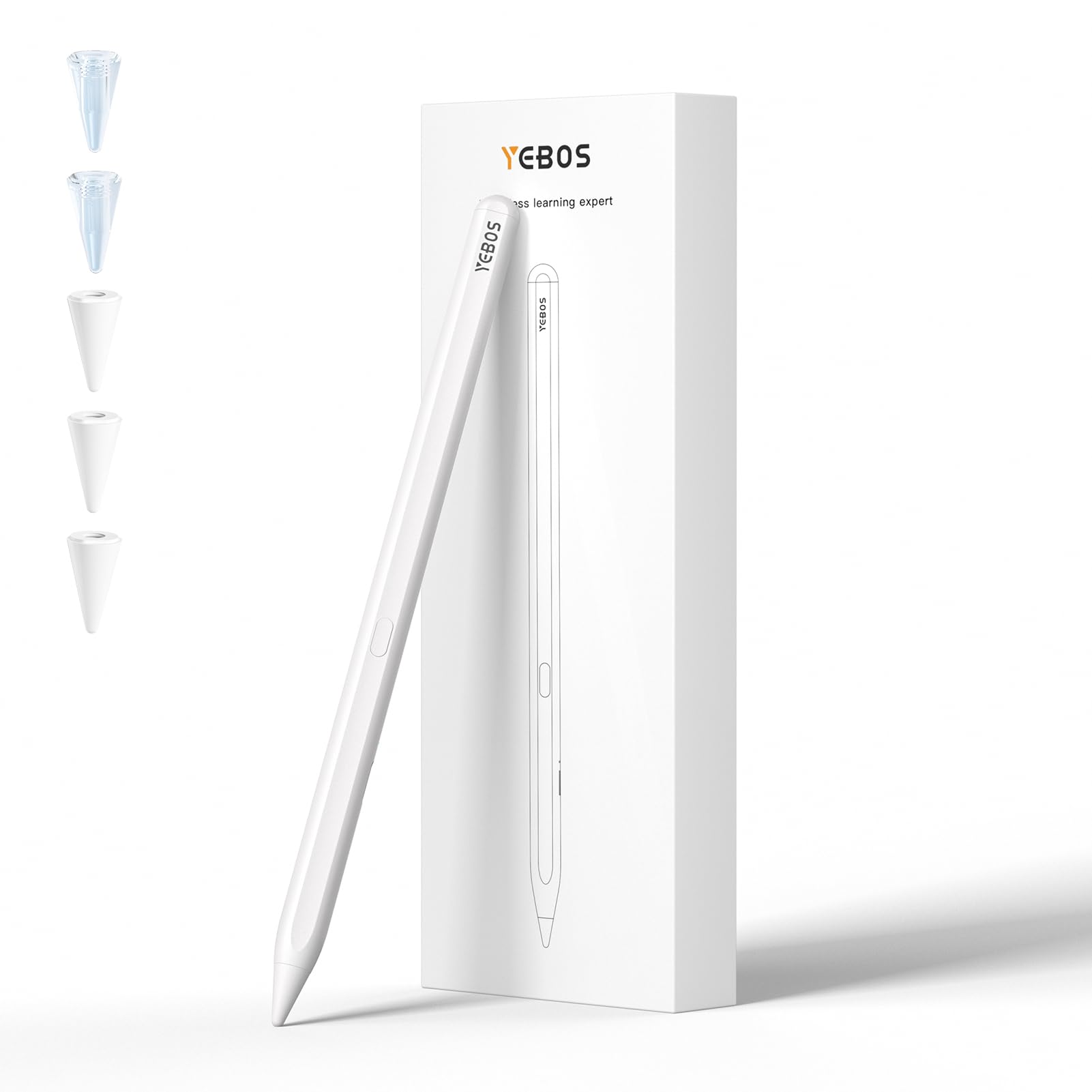 Yebos Stylus Pen For Ipad, 20 Hours Battery Life Apple Ipad Pen, 10 Mins Charge Ipad Pencil, Apple Pencil 1St/2Nd Generation, Ip