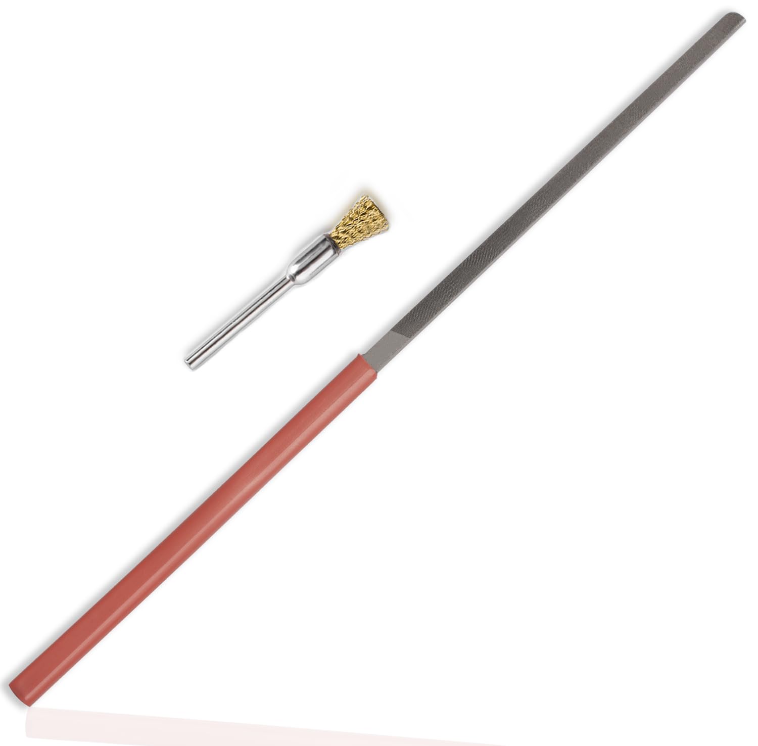 LAMSAM Guitar Fret End Dressing File, Premium Musical Instrument Maintenance Tool for Luthier Technician Shaping Deburring Frets