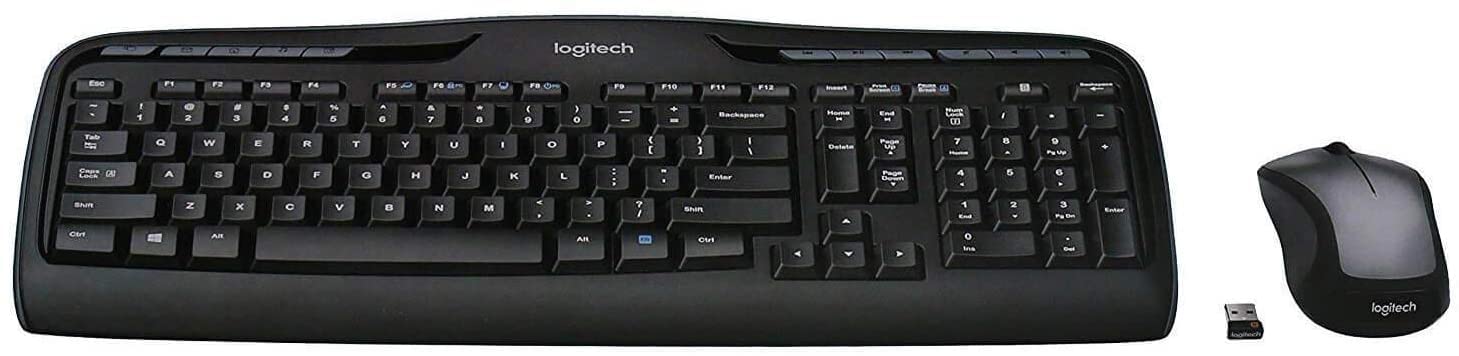Logitech Mk335 Wireless Keyboard And Mouse Combo   Black/Silver