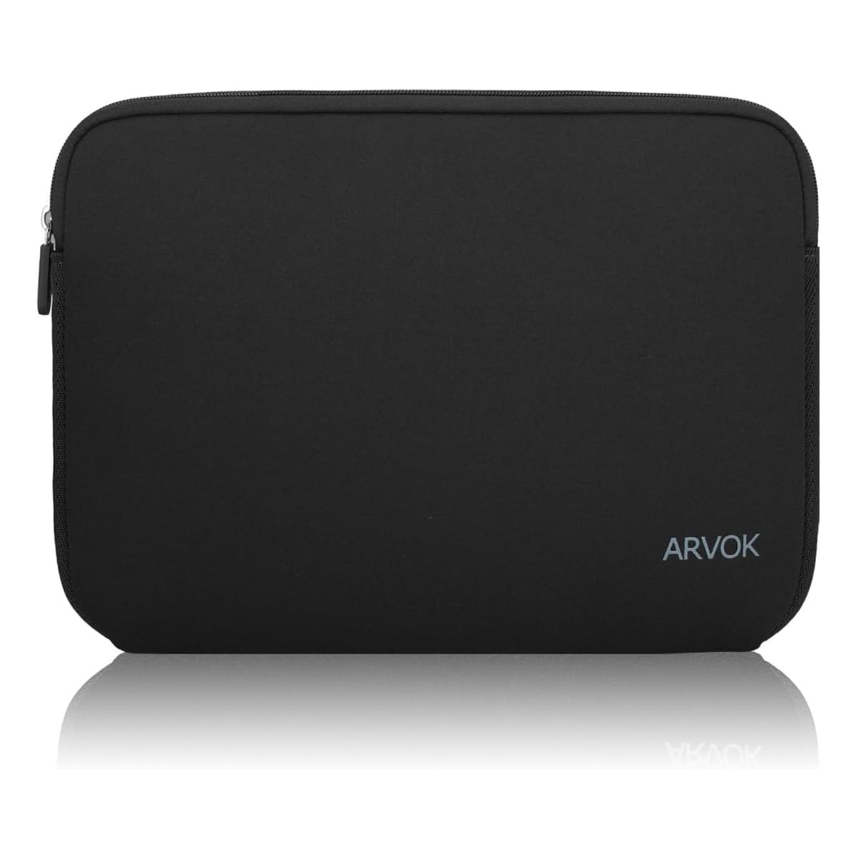 Arvok 11 11.6 12 Inch Laptop Sleeve Case for MacBook Air 12, Water-Resistant Neoprene Notebook Computer Tablet Sleeve, Carrying Bag Cover for Chromebook/HP/Dell/Lenovo/Asus/Acer, Black