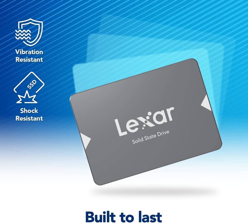 Lexar 512Gb Ns100 Ssd 2.5 Inch Sata Iii Internal Solid State Drive, Up To 550Mb/S Read, Gray (Lns100-512Rbna)