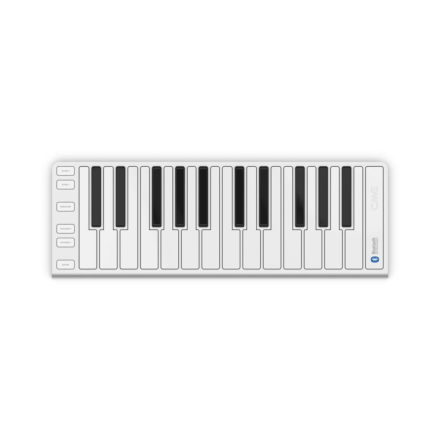Xkey 25 Air Bluetooth Midi Keyboard   Apple Style Ultra Thin Aluminum Frame, 25 Full Size Velocity Sensitive Keys, Polyphonic Af