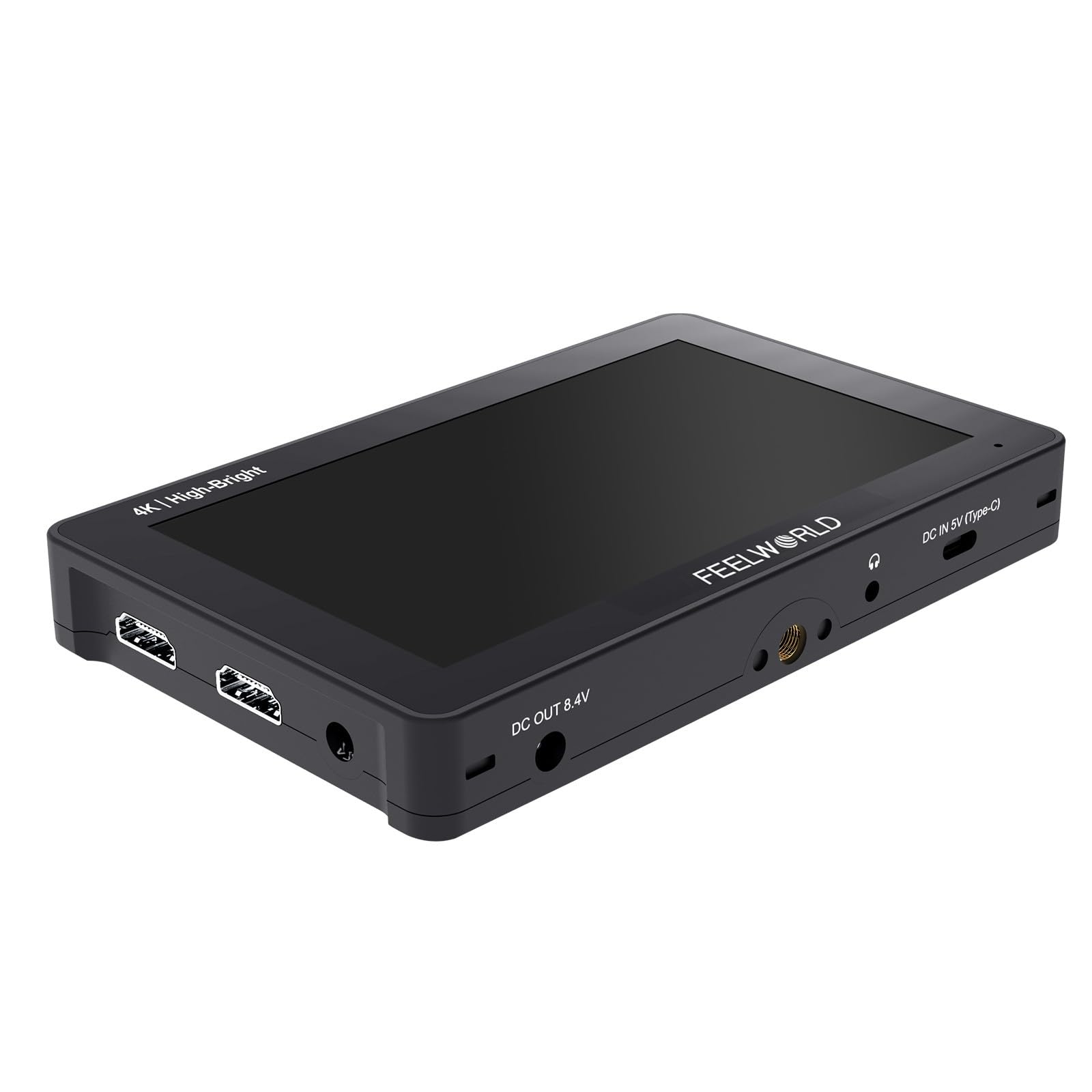 Feelworld F6 Pro +Np F970 Battery, Charger, Storage Case Kit, 5.5 Inch 4K Hdmi Touch Screen On Camera Monitor 1600Nits High Brig