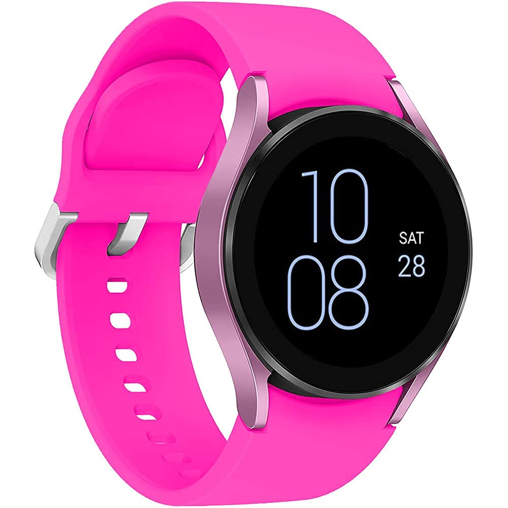 Bands Compatible With Samsung Galaxy Watch 5 40Mm 44Mm 5 Pro 45Mm Band, 20Mm Soft Silicone Watch Band Replacement Strap For Gala