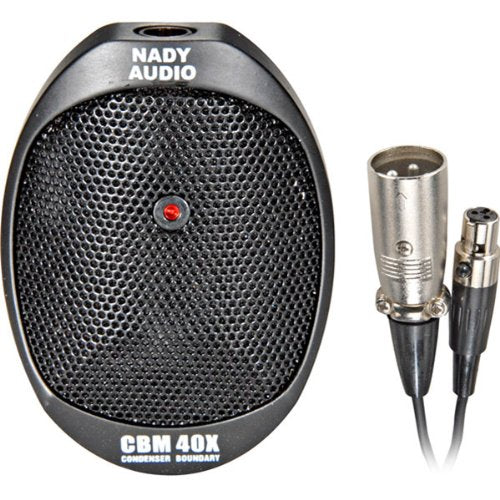Nady CBM-40X Condenser Boundary Microphone Full Frequency Response For Recording Performances, Interviews, Courtroom Proceedings