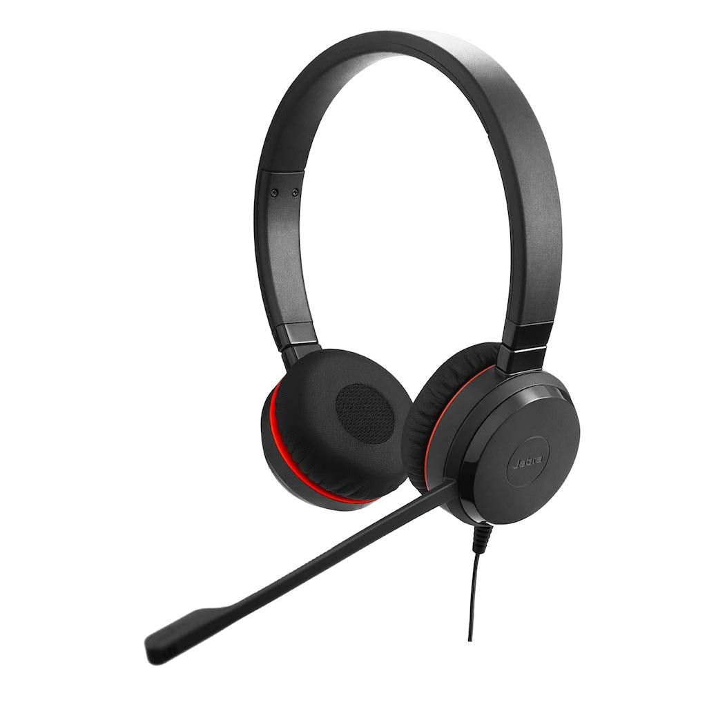 Jabra Evolve 30 Uc Stereo Headset   Unified Communications Headphones For Voip Softphone With Passive Noise Cancellation   3.5Mm