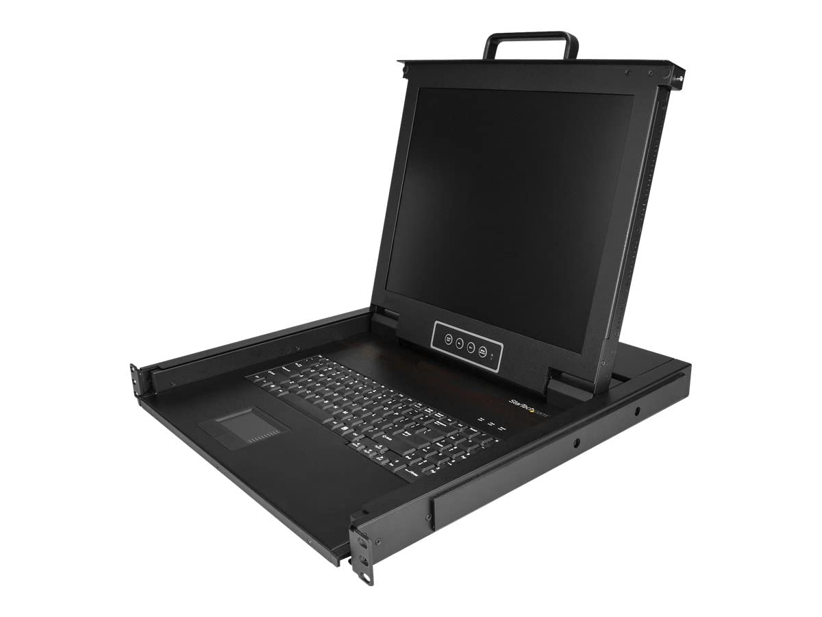 Startech.Com Rackmount Kvm Console   Single Port With 17 Inch Lcd Monitor   Vga Kvm   Cable And Mounting Hardware Included   Con