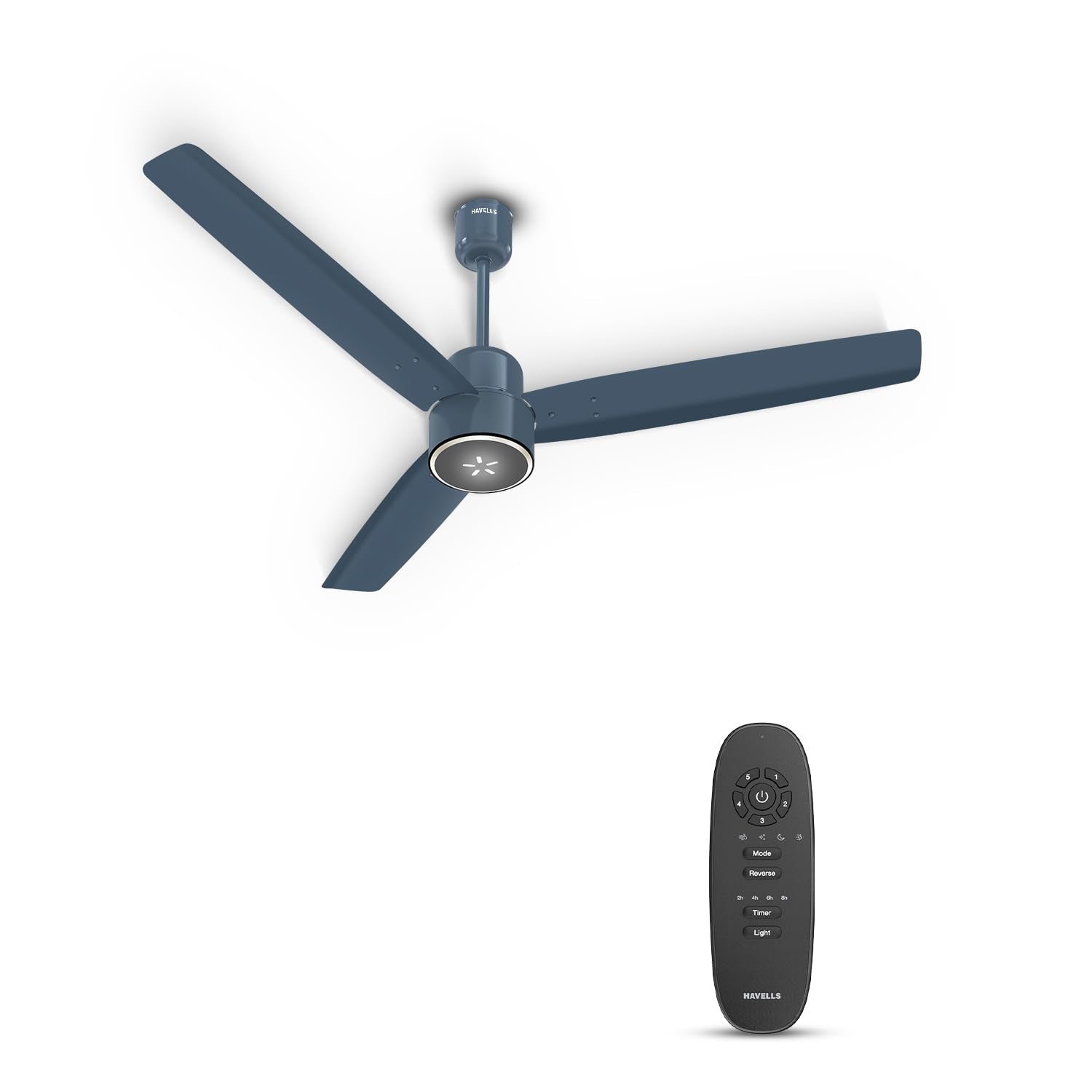 Havells Fab Bldc Uled Ceiling Fan 1200Mm, 5 Star, Led Speed Indicator, 380 Rpm, Up To 65% Savings,Reverse Rotation,4 Speed Modes