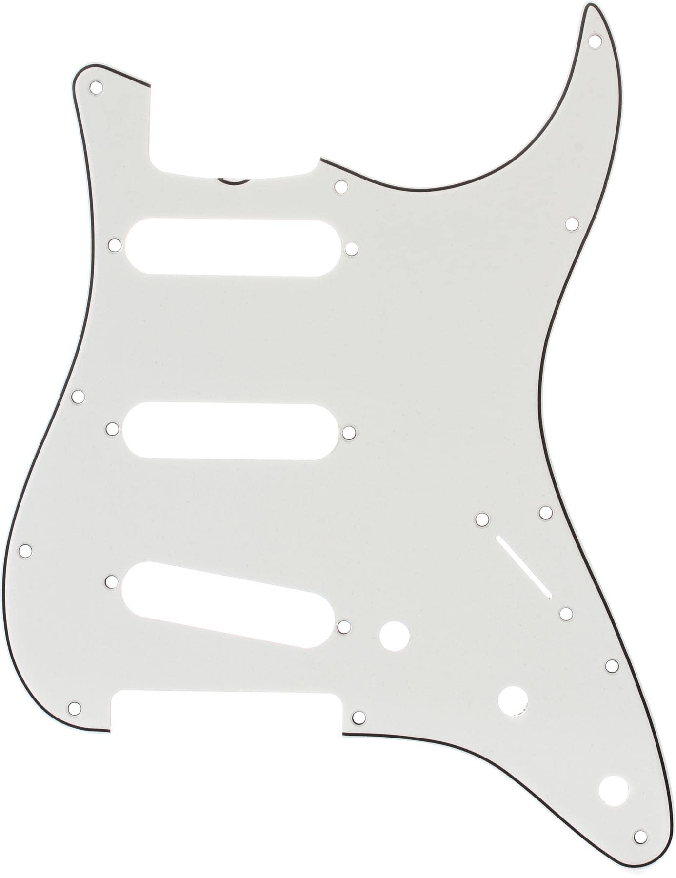 Fender Pure Vintage Pickguard, '65 Stratocaster With Truss Rod Notch, 11 Hole   Eggshell 3 Ply