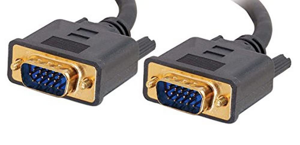 C2G 28247 Vga Cable   Flexima Vga Monitor Cable M/M, In Wall Cl3 Rated, Black (50 Feet, 15.24 Meters)