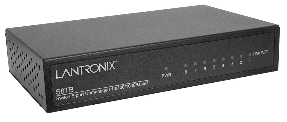 Unmanaged Switch, 8-Port Gigabit Ethernet