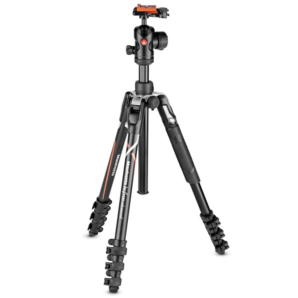 Manfrotto Befree Advanced Special Edition 4 Section Aluminum Travel Tripod With 494 Center Ball Head For Sony Alpha Cameras