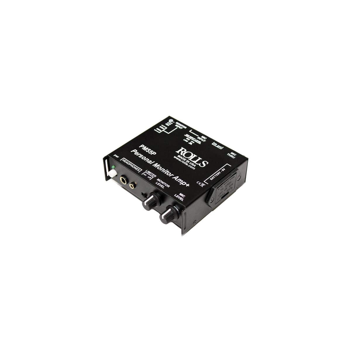 Rolls Pm55P Personal Monitor Amp Battery Opt