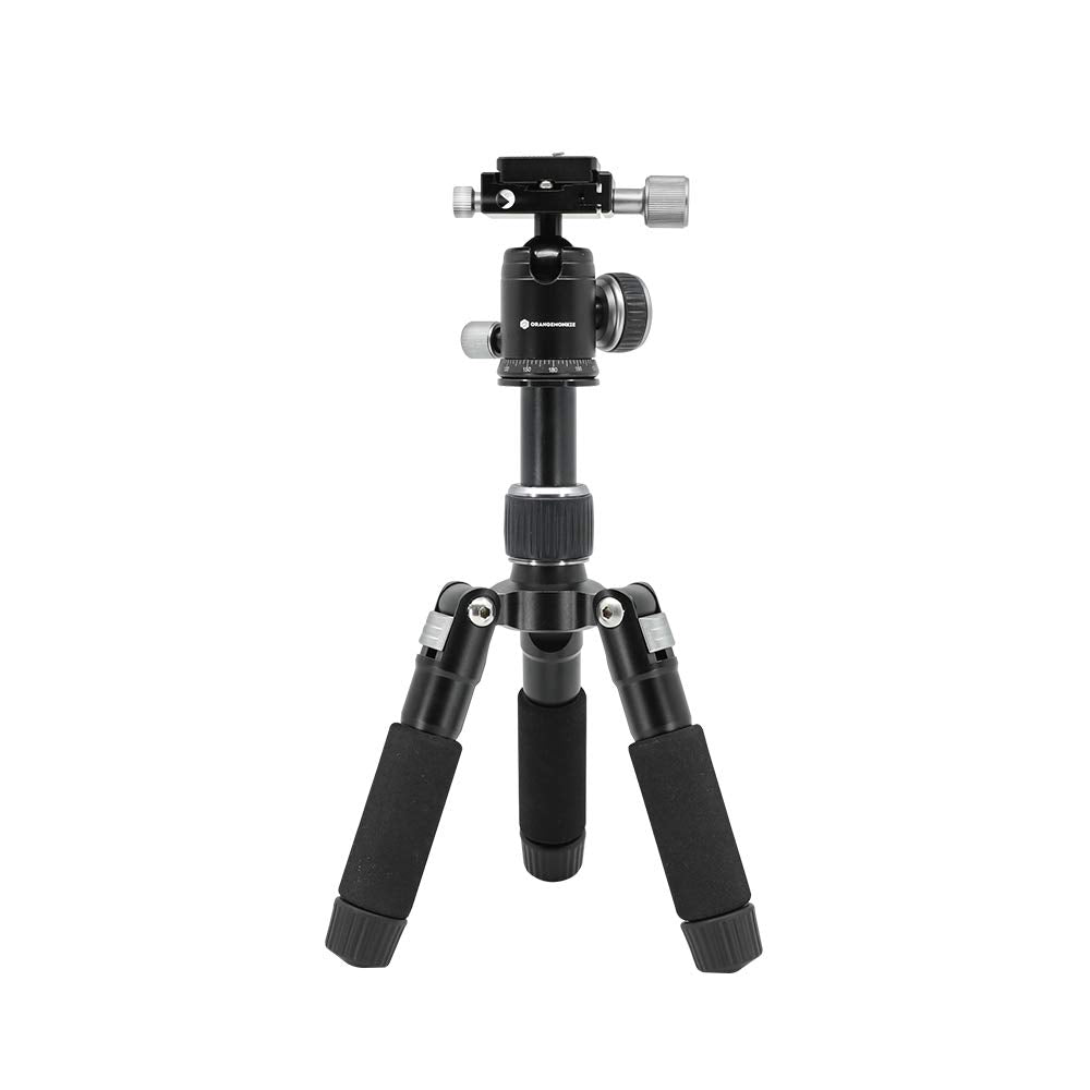 Tripod 50V (Pan Bar, Smartphone Holder Included) | 20'' Light Weight Heavy Duty Aluminum Alloy Portable Tripod | Orangemonkie