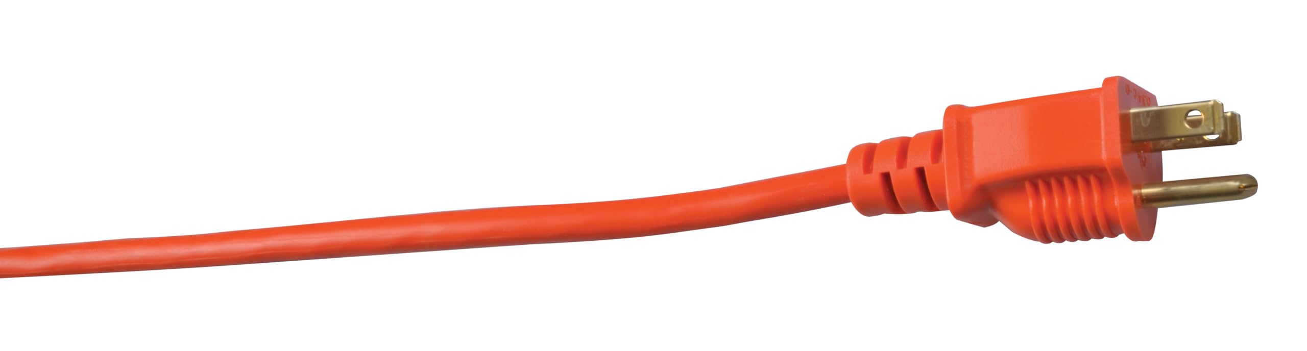 Southwire 2307Sw Vinyl Outdoor Extension Cord In Orange With 3 Prong Plug (25 Feet, 16/3 Gauge)