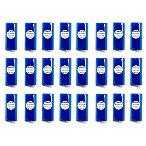 Calculable 4 Rolls 4.33'' X243' (110Mm X 74M) Resin Enhanced Wax Thermal Transfer Ribbon 1/2 Inch Core Ink Outside Barcode Ribbo