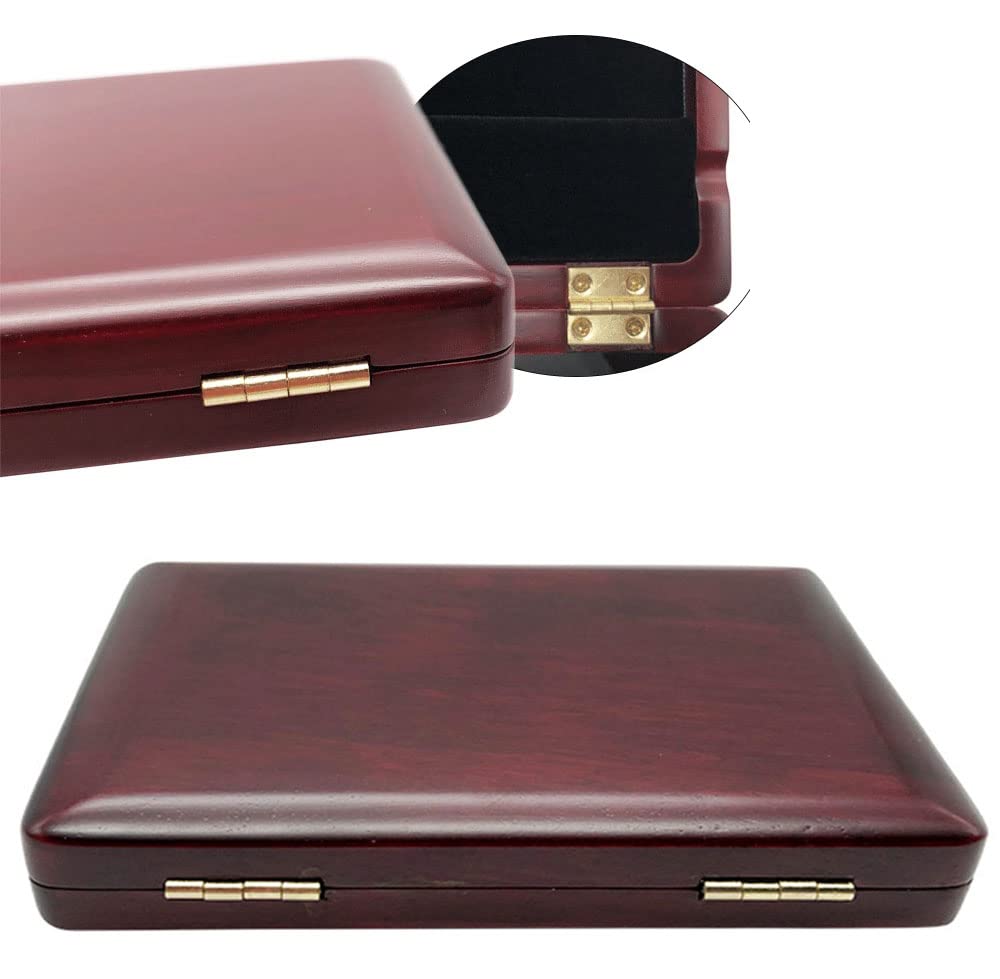 Jiayouy Maroon Color Reed Box Clarinet Reed Storage Case Reeds Holder For 6Pcs Clarinet Reeds Woodwind Accessories