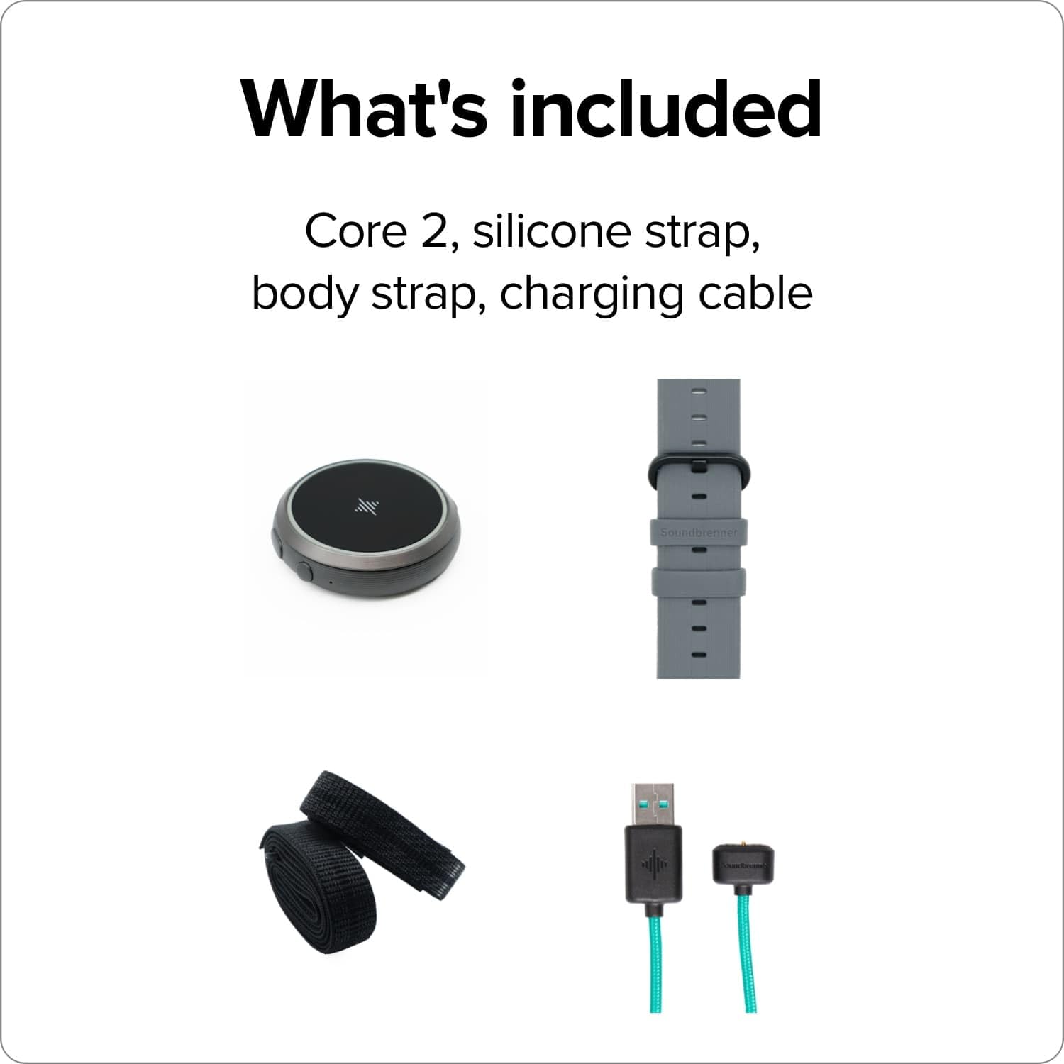 Soundbrenner Core 2, Music Practice Companion For All Musicians With Vibrating Metronome, Practice Tracker, Chromatic Tuner, Dec