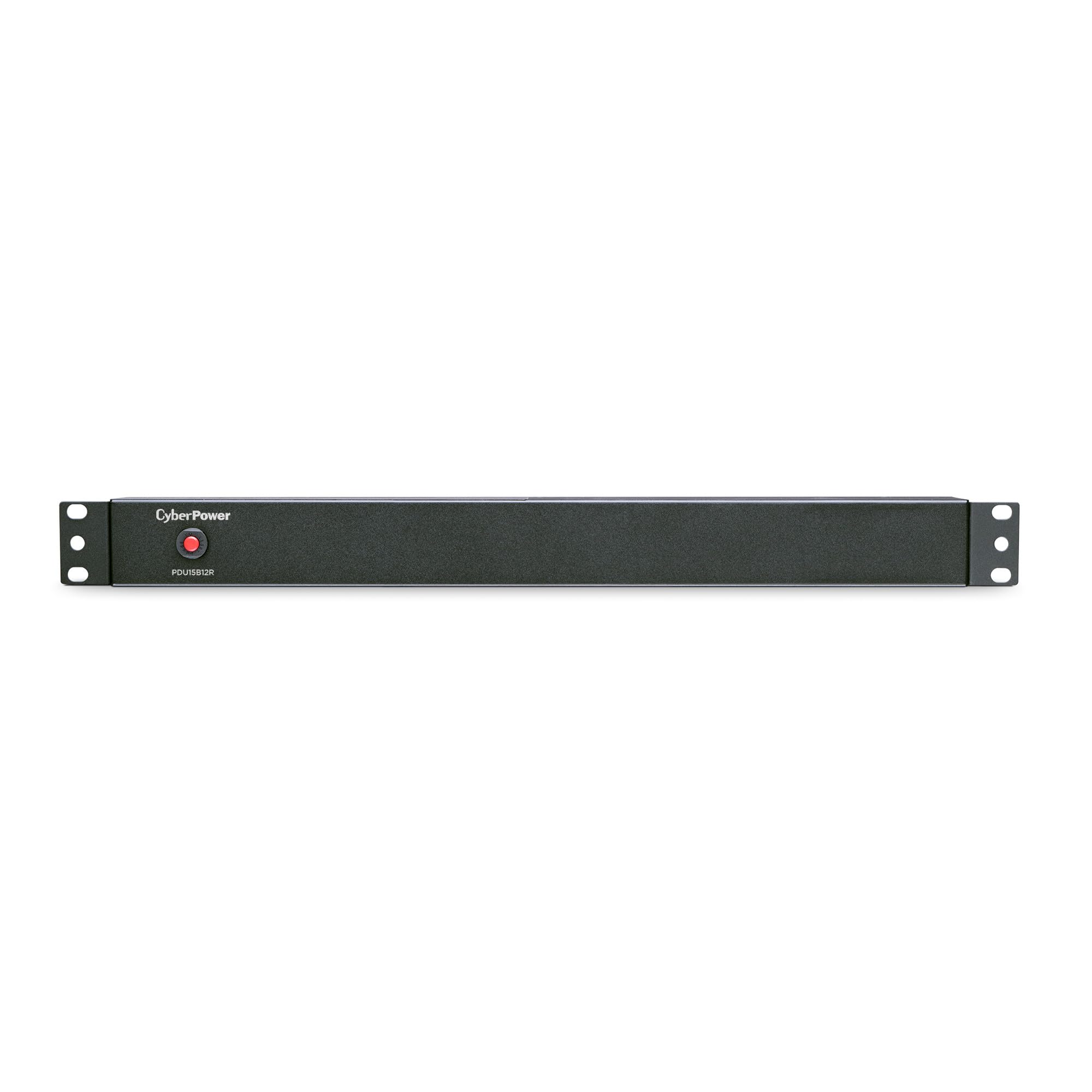 Cyberpower Pdu15B12R Basic Pdu, 100 125V/15A, 12 Outlets, 1U Rackmount