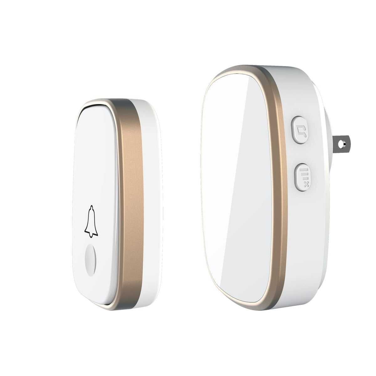 Luamb Wireless Doorbell, 1,000Ft Range Loud Enough With 5Volume Levels And Mute Mode Door Chimes Led Flashing